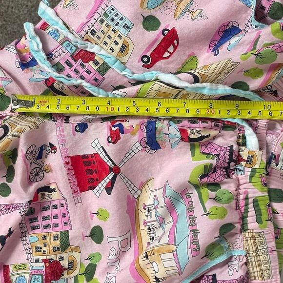 Peter Alexander Pink Paris Cotton Pajama Pants Size Medium - Picture 6 of 8